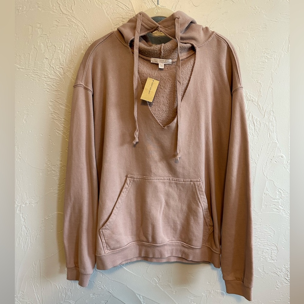 Don’t Ask Why cut out hoodie